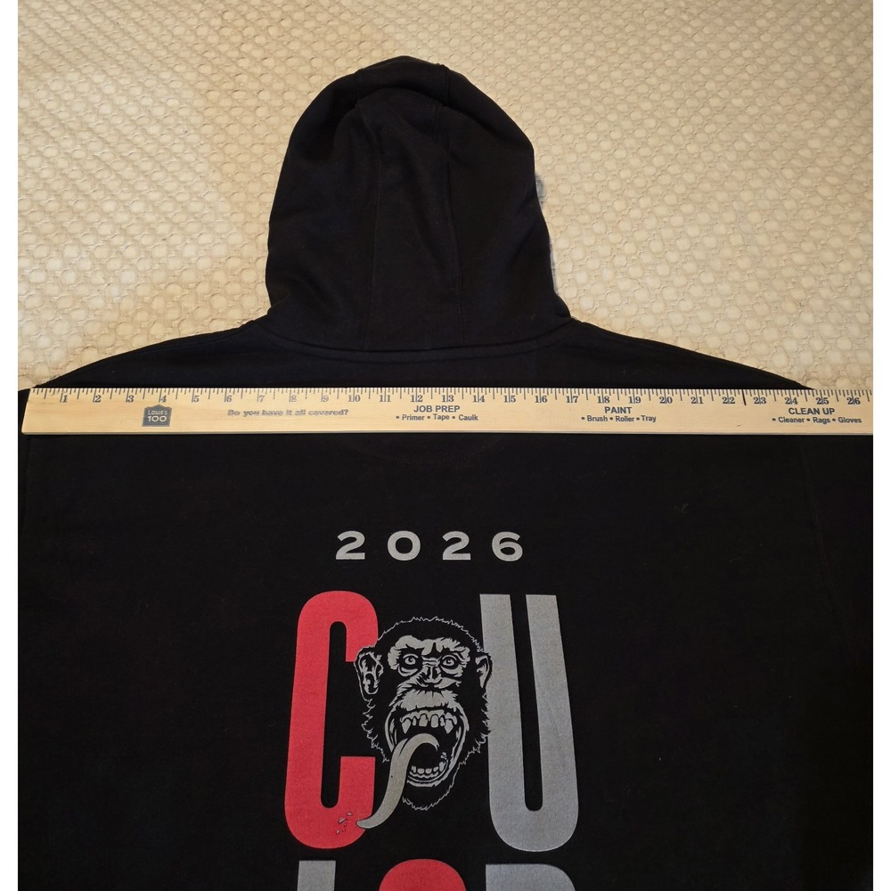 Corvette ZR1 Hoodie Mens XL Gas Monkey Garage Black 2026 L8R Graphic - Picture 4 of 5